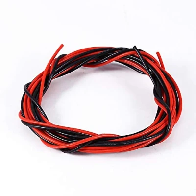 Image of 18AWG 5m Flexible Soft Silicone Cable Electronic Tinned Copper Stranded 18 Gauge Wire for RC Models Toy (2.5 Meter Red + 2.5 Black)
