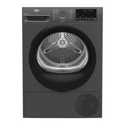 Image of Beko BM3T3833A 8kg Heat Pump Tumble Dryer, Anthracite, Energy rating A++ 84.6 x 59.8 54.5 cm (H W D)