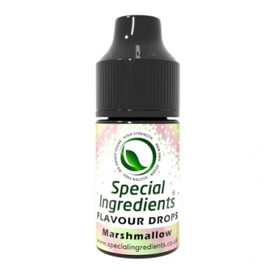 Image of Marshmallow Flavour Drop 30ml Highly Concentrated Versatile Food Flavouring Vegan, Non GMO, Gluten Free