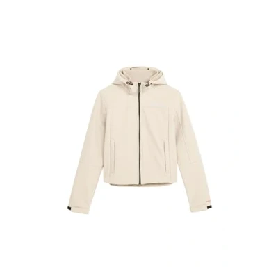 Image of Superdry Women&#039;s Softshell Trekker Hooded Jacket, chateau grey, 42