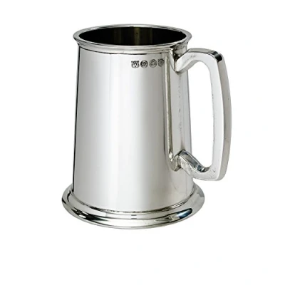 Image of Wentworth Pewter Plain 1 Pint Tankard