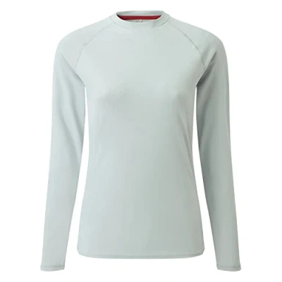 Image of Gill Womens Long Sleeve UV Tec T shirt Quick Drying &amp; 50+ Sun Protection (Grey, 6)