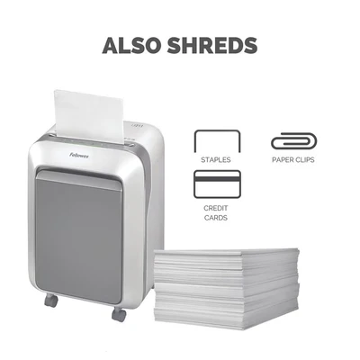 Image of Fellowes LX211 Shredder Micro Cut P 5 White Ref