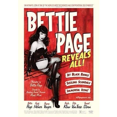 Image of Other Betty Page Reveals All .Classic Movie Poster .Various Sizes (A4 Size 21 x 29 cms)