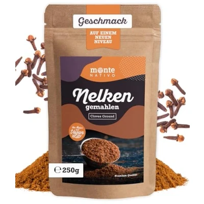 Image of Cloves Ground Monte Nativo (250g) Gently Dried Clove powder perfect for Cooking or Baking, great Chai Pure and Natural Spices
