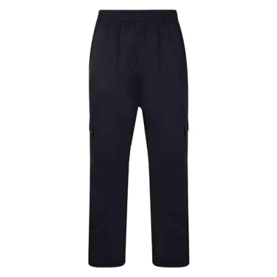 Image of KAM Big &amp; Tall Cargo Joggers Men&#039;s Black