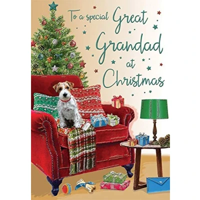 Image of Regal Publishing Christmas Card Great Grandad 9 x 6 inches