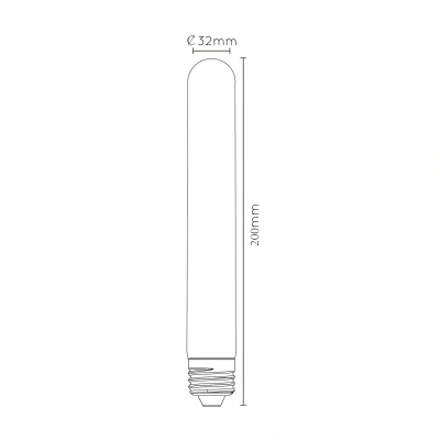 Image of Lucide Filament Bulb, 5 W, Amber