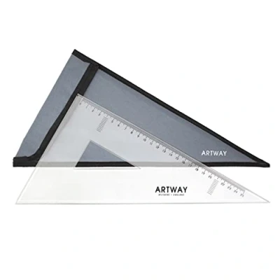 Image of Artway Professional Acrylic Set Square 60 degree 30cm