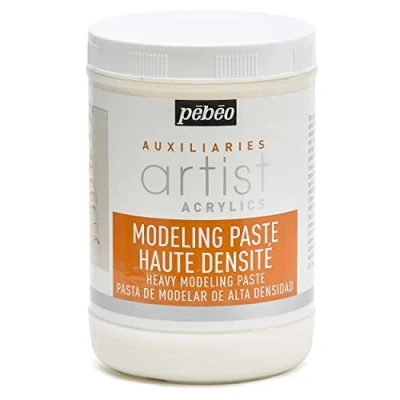 Image of Pebeo 1 Litre Heavy Modeling Paste, White