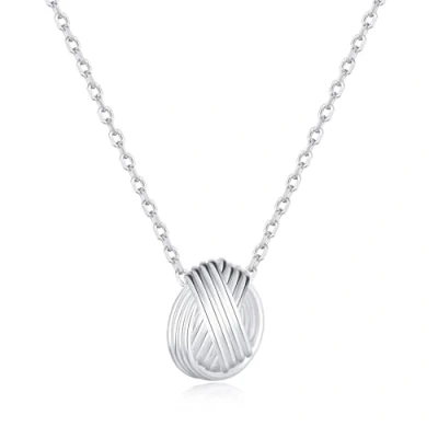 Image of Philip Jones Sterling Silver Knot Necklace