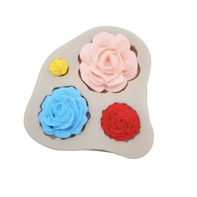 Image of TTOA Silicone Rose Fondant Icing Mould Decoration Cake Mold Tool Sugar Craft