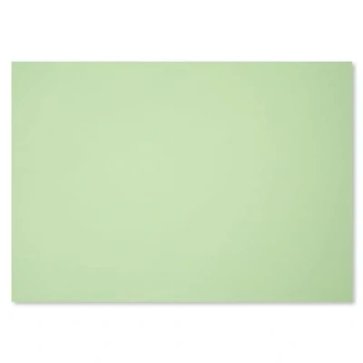 Image of Set of 100 Pastel Table Mats I Paper Place DIN A3 Medium Green on Both Sides Disposable Mat az_151