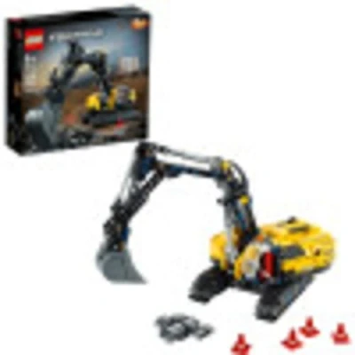 Image of LEGO Technic Heavy Duty Excavator 42121 Toy Building Kit; A Cool Birthday or Anytime Gift for Kids Who Enjoy Construction Toys; The 2 in 1 Design Gives Hours More Fun, New 2021 (569 Pieces)