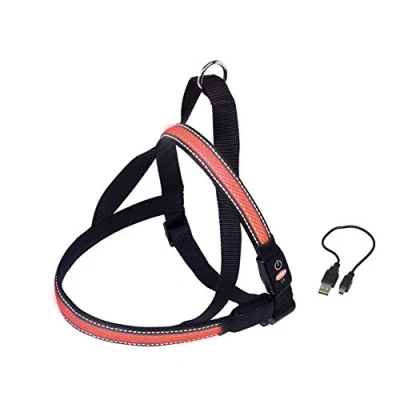 Image of Nobby Norwegian Flash Mesh Harness Red XL L 80 100 cm + 56; W 38 mm