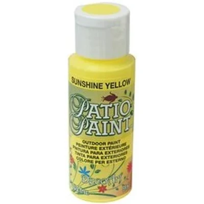 Image of Deco Art Patio Paint 2oz Sunshine Yellow