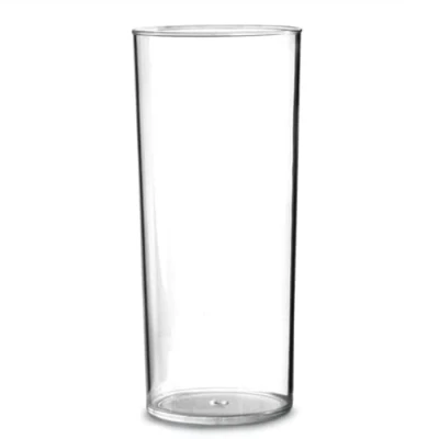 Image of BB Plastics Econ Polystyrene Hiball Tumblers 12oz Lined and CE Marked at 10oz Set of 4 34cl Hiballs