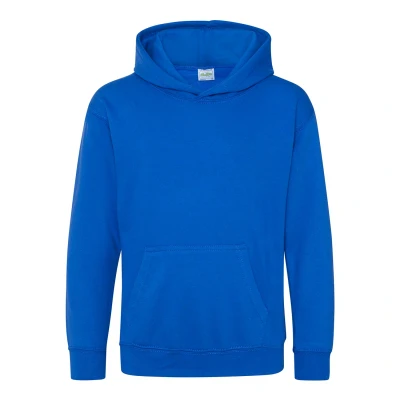 Image of AWDis Boy&#039;s Kids Hoodie, Blue (Royal Blue), Small