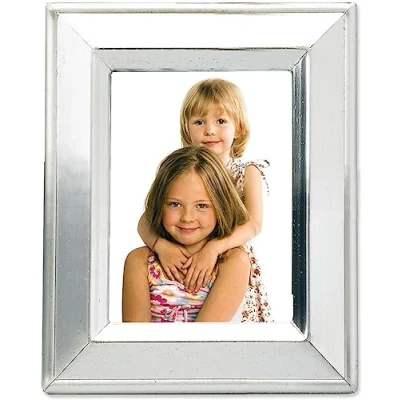 Image of Lawrence 750180 8 Inch x 10 Metal Silver Picture Frame