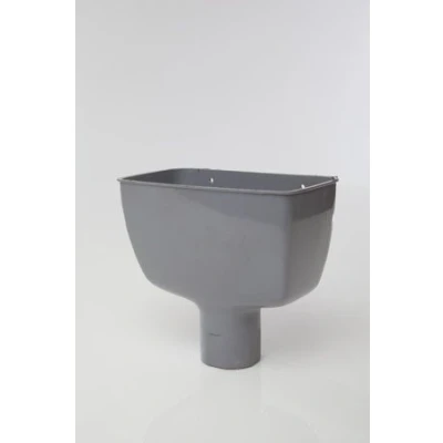 Image of POLYPIPE RR130 Grey Standard Hopper Head for 68mm downpipe System
