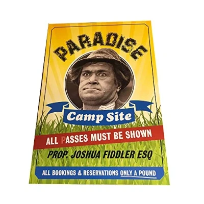 Image of Carry on Camping Paradise Camp Site A Pound Great New Advertising A3 POSTER