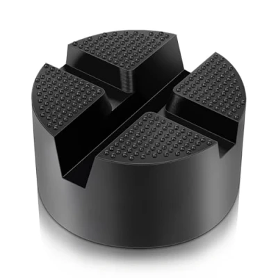 Image of 1pcs Rubber Jack Pad for Trolley Jack, Universal Slotted Frame Rail Protector, Pinch Weld Protector 3.23x1.77inch