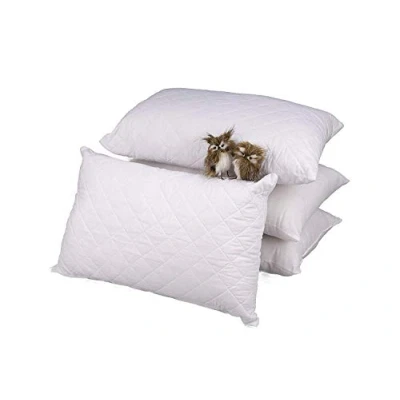 Image of ARLINENS Premium Pillows 4 Pack Hotel Quality Hollow Fibre Filled Quilted Pillows, Standard Size, Anti Allergenic, for Bed, Stomach and Back Sleeper