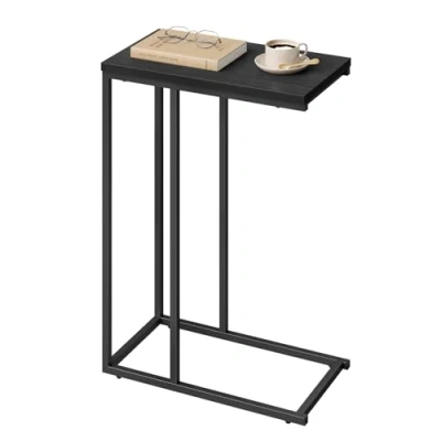 Image of WOLTU End Table Side Coffee for Laptop with Metal Frame Nightstand Beside Black TSG17sz