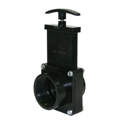 Image of Valterra 7210 ABS Gate Valve, Black, 2&quot; FPT x Spig