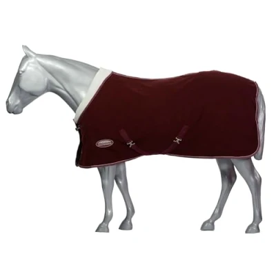 Image of WeatherBeeta Sherpa Fleece Cooler Standard Neck, Maroon/White, 5&#039;9