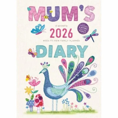 Image of Mum&#039;s Fabric A5 Planner Diary 2026