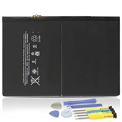 Image of K KYUER A1484 Tablet Battery for iPad 5 6 7 A1822 A1823 A1893 A1954 A2197 A2200 A2198 A2199 Air A1474 A1475 A1476 MRJN2LL/A MD785LL/A MD786LL/A MD787LL/A MF539LL/A MF534LL/A MF532LL/A MR7G2LL/A 32.9Wh