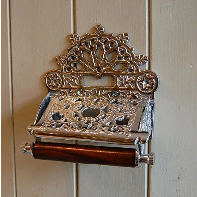 Image of Bowley &amp; Jackson Traditional Imperial Victorian style wall mounted toilet loo roll holder