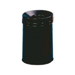 Image of Black Waste Bin 30.9 Litre Fire Extinguishing Lid