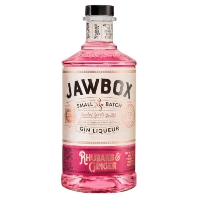 Image of Jawbox Rhubarb and Ginger Gin Liqueur, 70cl