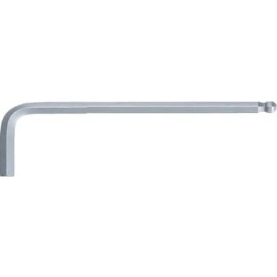 Image of KS Tools 151.4748 Ball Ended Hexagon Key Wrench, Short, 1/4&quot;