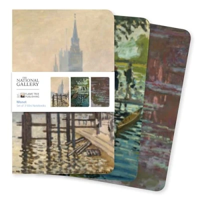 Image of National Gallery: Monet Set of 3 Mini Notebooks (Mini Notebook Collections)