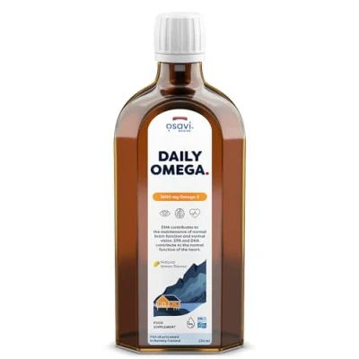 Image of Osavi Daily Omega, 1600mg Omega 3 (Natural Lemon) 250 ml.