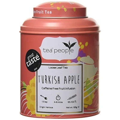 Image of Tea People Turkish Apple, 125 g Loose Leaf in Tin Caddy