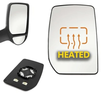 Image of ROBUST Wing Mirror Glass Right Driver Side Heated for Ford Transit YC1517K740AA 4059964 YC15 17K740 AA 2000 2014