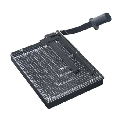 Image of Ideen mit Herz A4 Paper Cutter, Metal Trimmer, 12 Sheets Capacity, Black