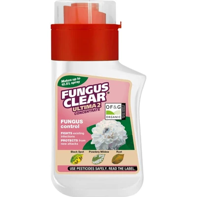 Image of FungusClear Ultimate &#039;2&#039; Concentrate, 210ML Protection from Black Spot, Powdery Mildew &amp; Rust