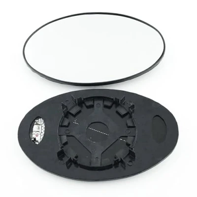 Image of Clip on Heated Base Wing Mirror Glass fits MINI COOPER 2001 to 2006 Right Driver Side