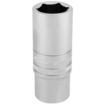 Image of Draper HI TORQ� 6 Point Deep Socket, 3/8&quot; Sq. Dr., 18mm