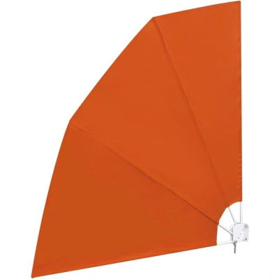 Image of vidaXL Collapsible Balcony Side Awning Terracotta 210x210 cm