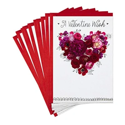 Image of Hallmark Pack of Valentines Day Cards, Valentine Wish (10 Valentine&#039;s Cards with Envelopes)