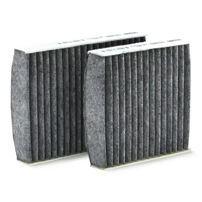 Image of GCF024 Pollen Filter PURFLUX AHC245 2 Activated Carbon 155mm 158mm 32mm PEUGEOT: 207 SW, 208 I Hatchback, 308 II Hatchback