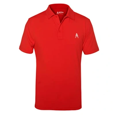 Image of Royal &amp; Awesome Red Polo Shirts for Men, Golf Men