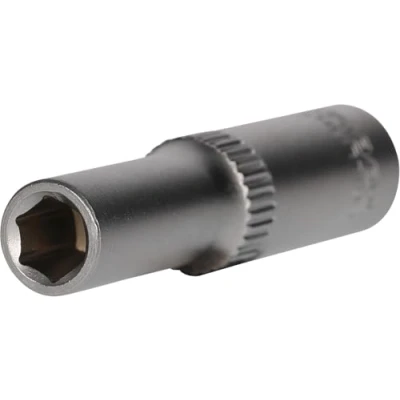 Image of BRILLIANT TOOLS BT020952 1/4 Inch Socket Spanner Insert, Long, 50 mm, 6 mm [Powered by KS Tools]