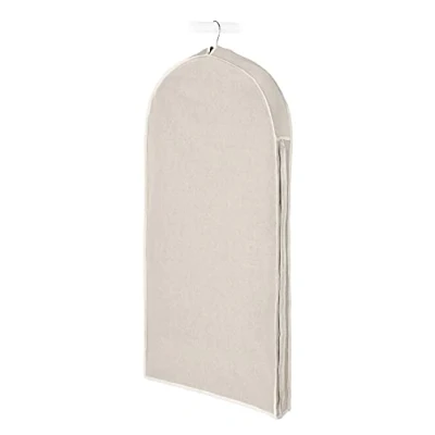 Image of Whitmor Zippered Garment Bag Natural Linen, Large